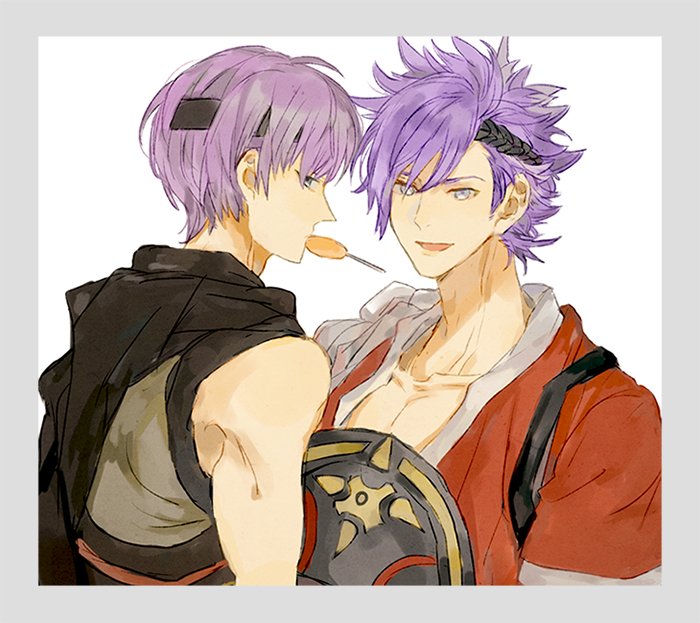 shiro and asugi (fire emblem and 1 more) drawn by shourou_kanna