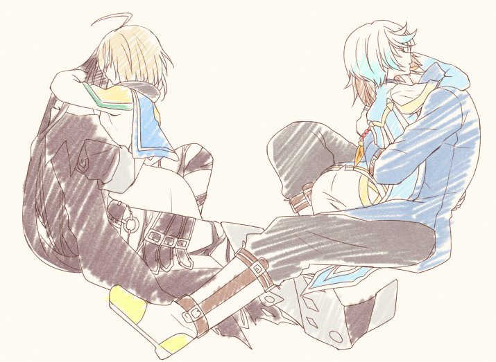 velvet crowe, sorey, mikleo, and laphicet (tales of and 2 more)