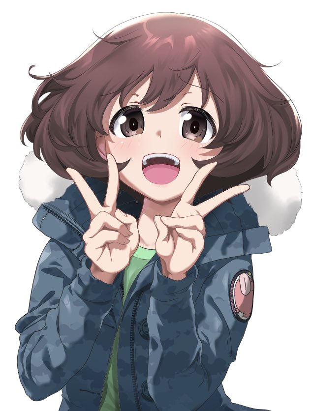 akiyama yukari (girls und panzer) drawn by shiina_excel