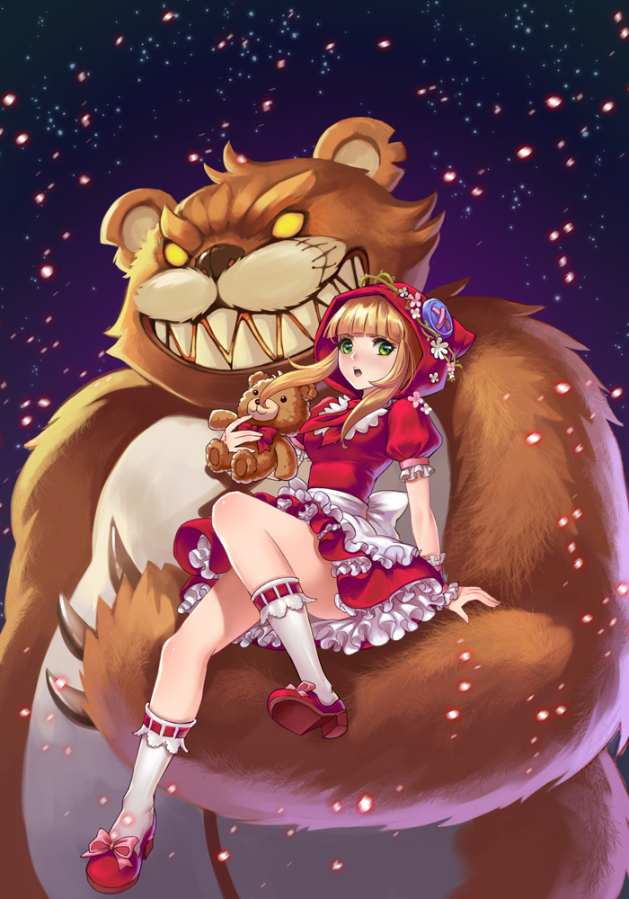 annie and tibbers (league of legends) drawn by guozi_li