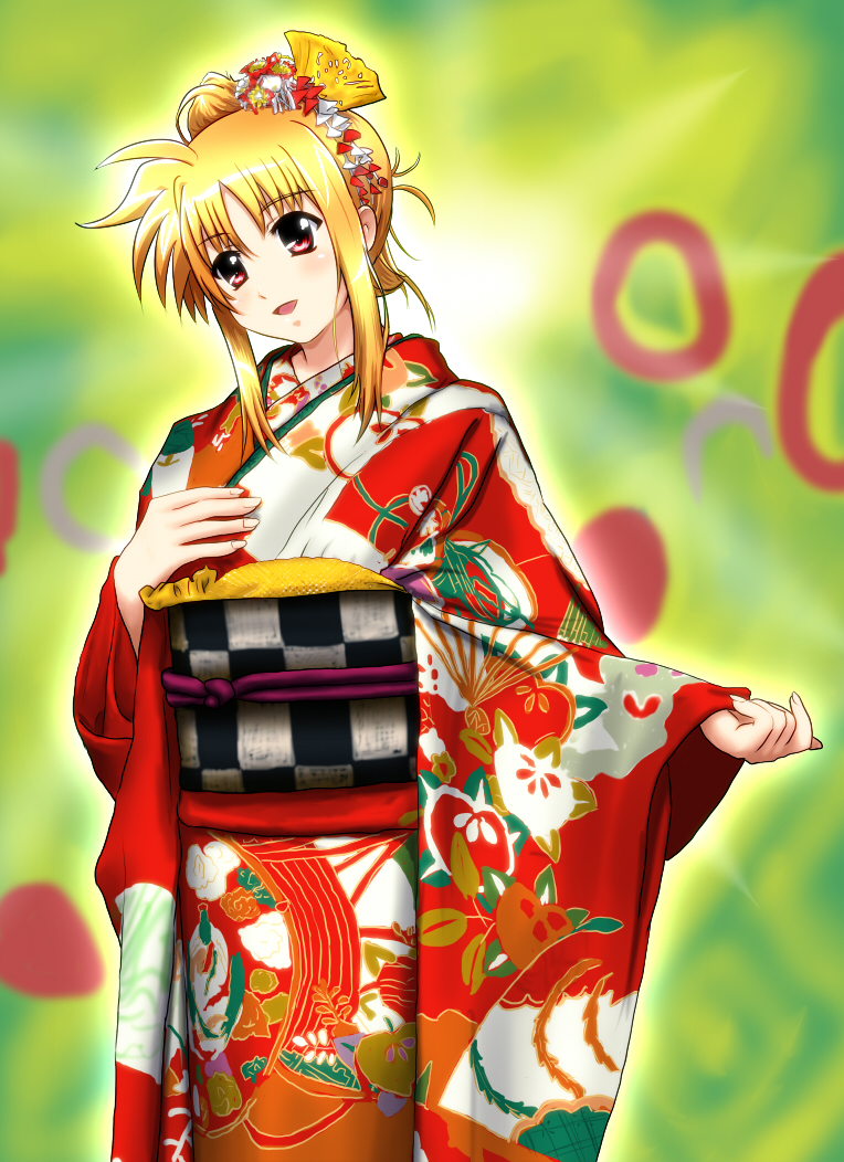 fate testarossa and mizuki nana (lyrical nanoha and 1 more) drawn by diesel-turbo