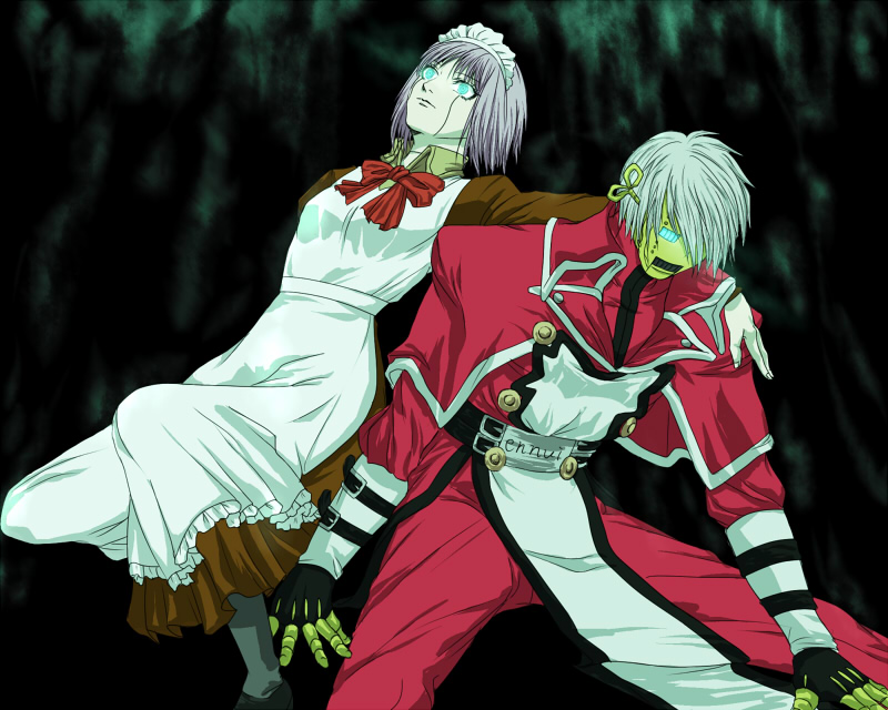 robo-ky and mecha hisui (guilty gear and 3 more) drawn by koori_(haraiso)