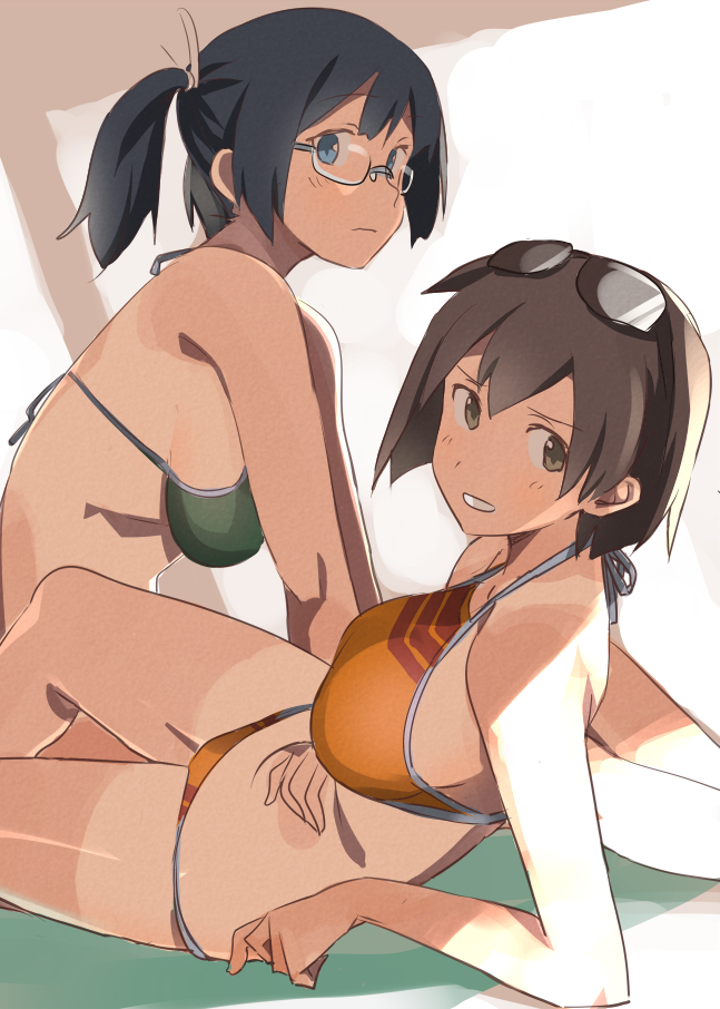 souryuu and hiryuu (kantai collection) drawn by ningen_(ningen96)