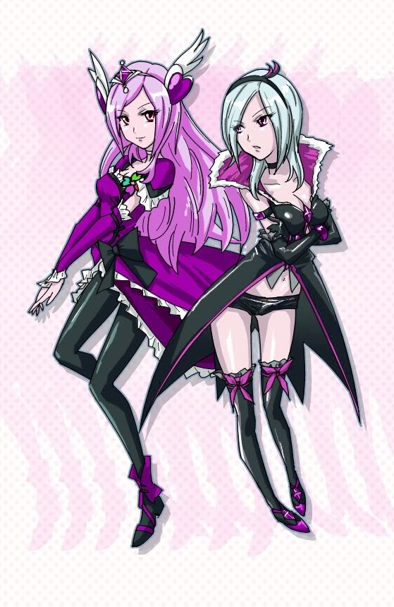 higashi setsuna, eas, and cure passion (precure and 1 more)