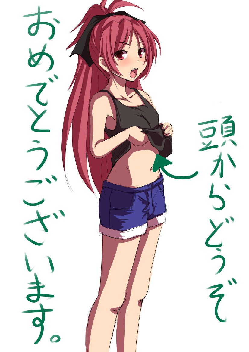 sakura kyoko (mahou shoujo madoka magica) drawn by takeshisu