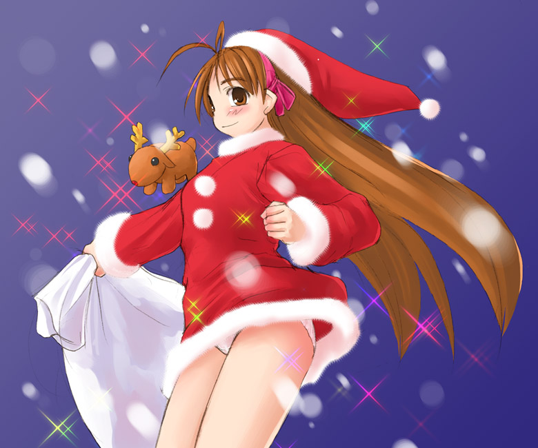 mai and pedro (itsudatte my santa!) drawn by kasuga_yukihito