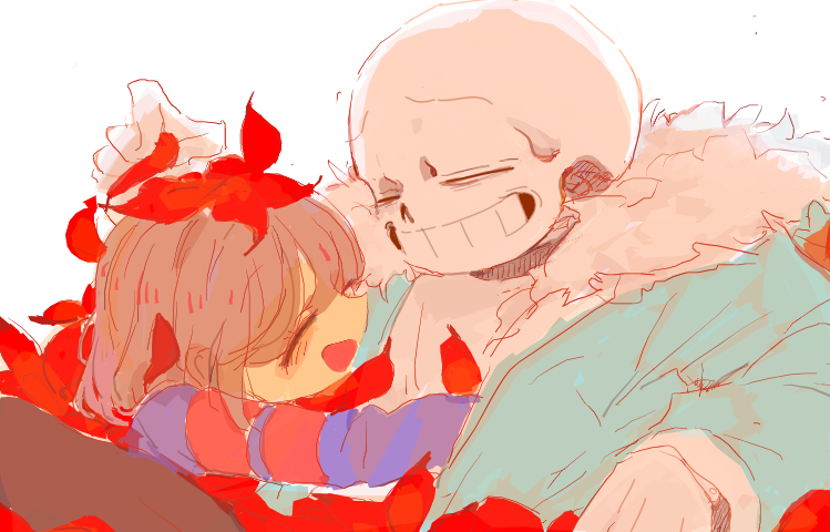 frisk and sans (undertale) drawn by soseji_(tjduswjd)
