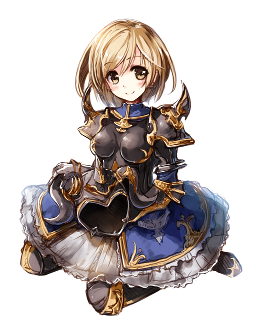 djeeta and dark fencer (granblue fantasy) drawn by miyase_mahiro