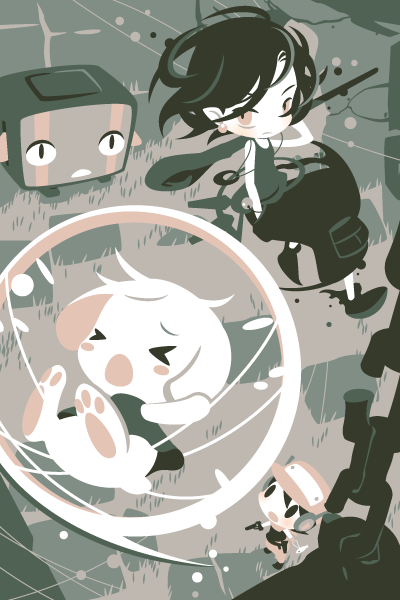 quote, misery, mimiga, balrog, and toroko (doukutsu monogatari) drawn by shinonoko