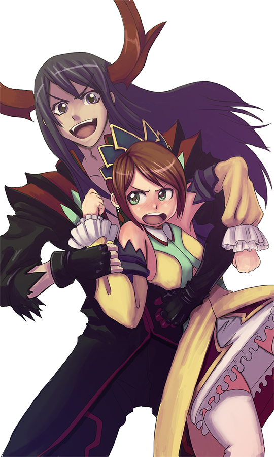 yuri lowell and rita mordio (tales of and 1 more) drawn by motsu_rebaa