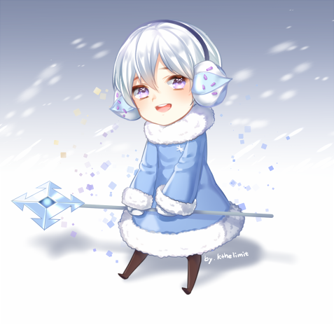 snow sugar cookie (cookie run) drawn by k_(shinya90)