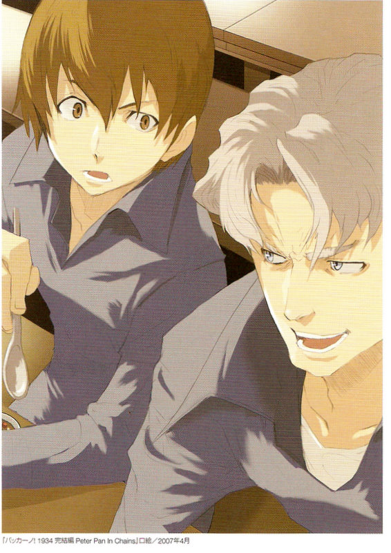 firo prochainezo and ladd russo (baccano!) drawn by enami_katsumi
