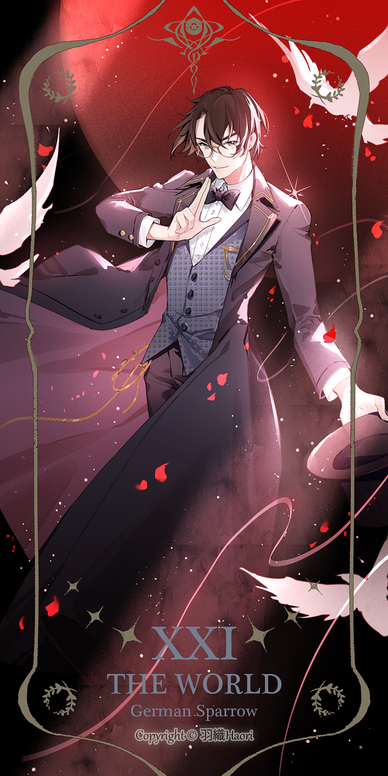 klein moretti and gehrman sparrow (lord of the mysteries) drawn by yuzhi
