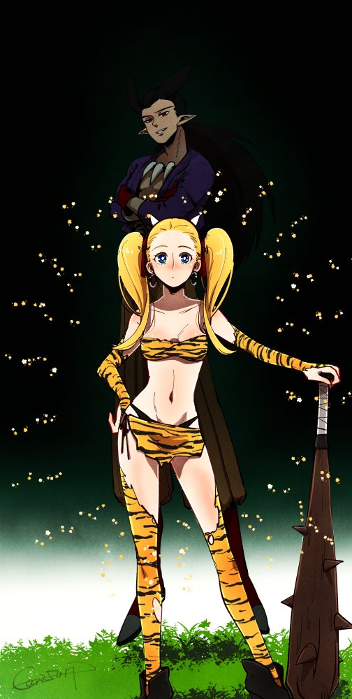 sidoh and female builder (dragon quest and 1 more) drawn by can25orp