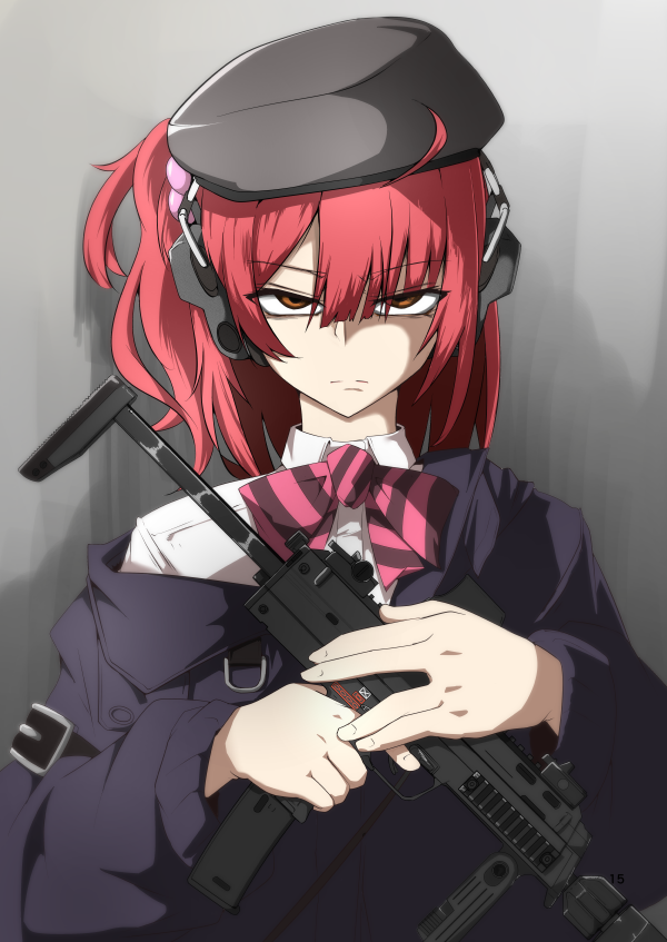 mp7 (girls' frontline) drawn by minami_shin_(zenshuu_bougyo)