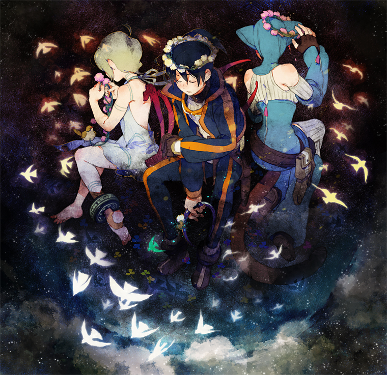nina, lin, and ryu (breath of fire and 1 more) drawn by 21grams