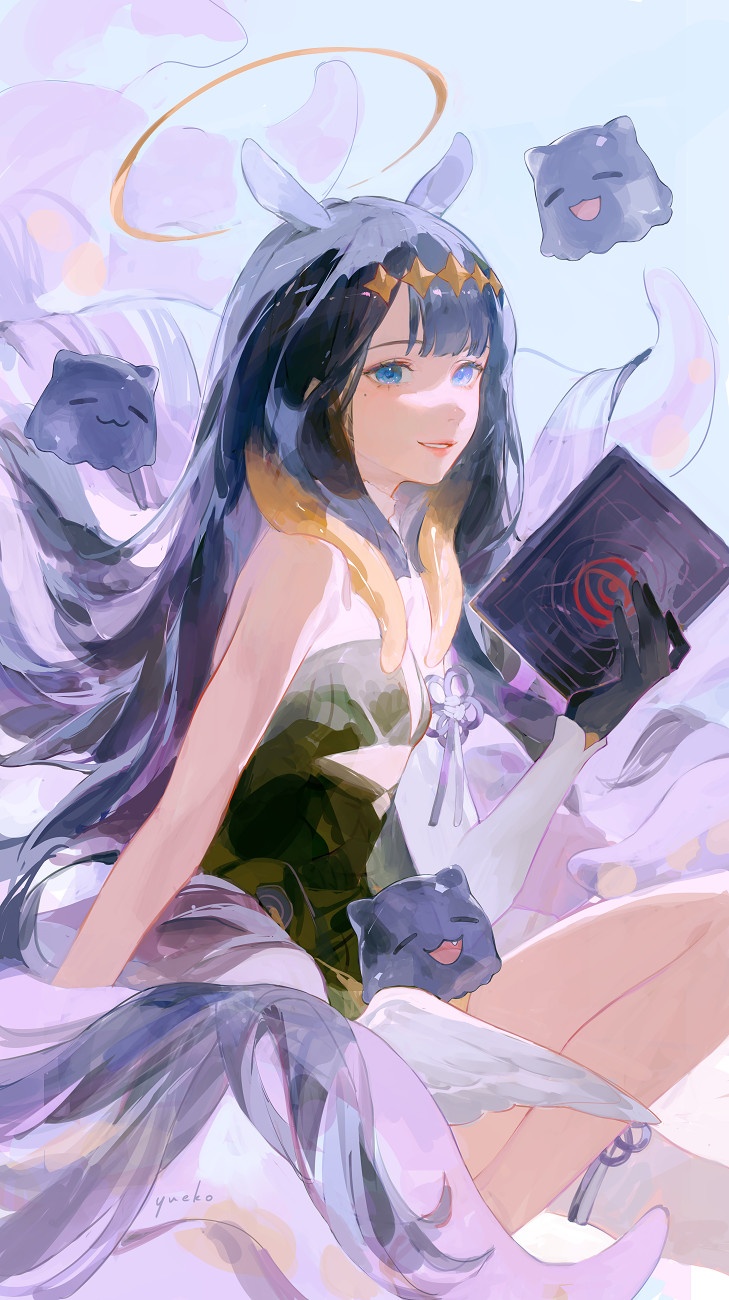 ninomae ina'nis and takodachi (hololive and 1 more) drawn by yueko_(jiayue_wu)