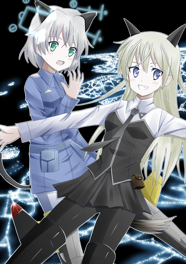 sanya v. litvyak and eila ilmatar juutilainen (world witches series and 1 more) drawn by shampoo_(nonsuch)