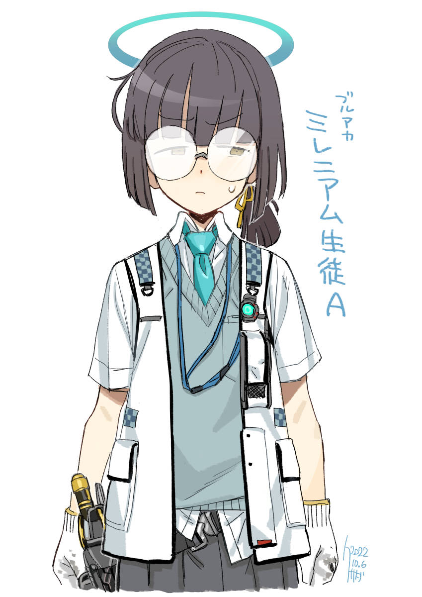 millennium science school student and millennium science school student a (blue archive) drawn by kusada