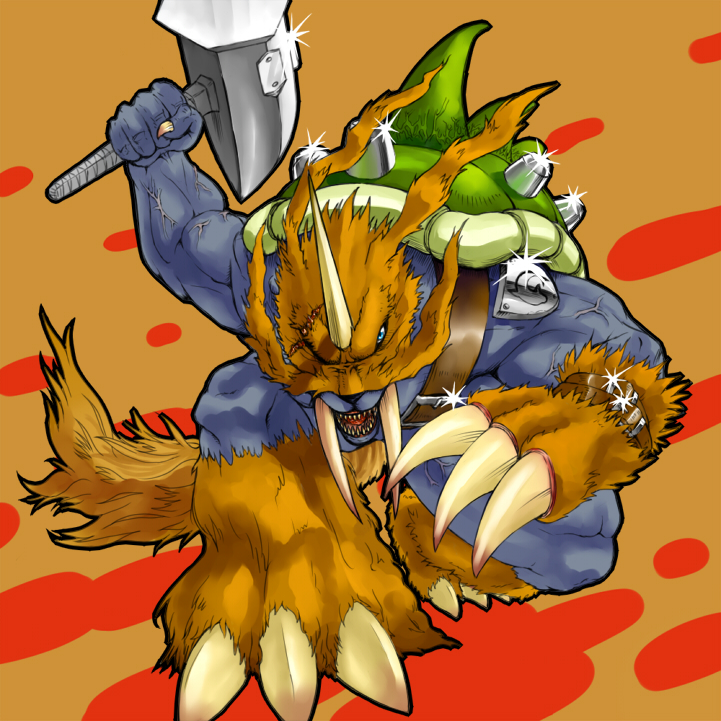 zudomon (digimon and 1 more) drawn by gerusyu