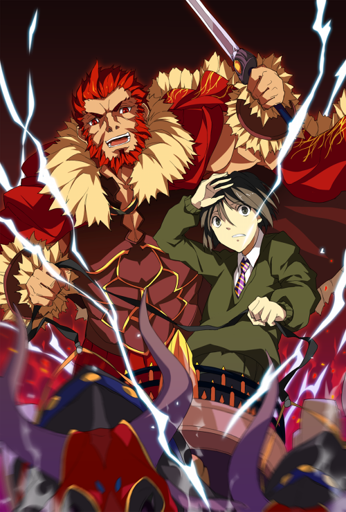 iskandar and waver velvet (fate and 1 more) drawn by masin0201