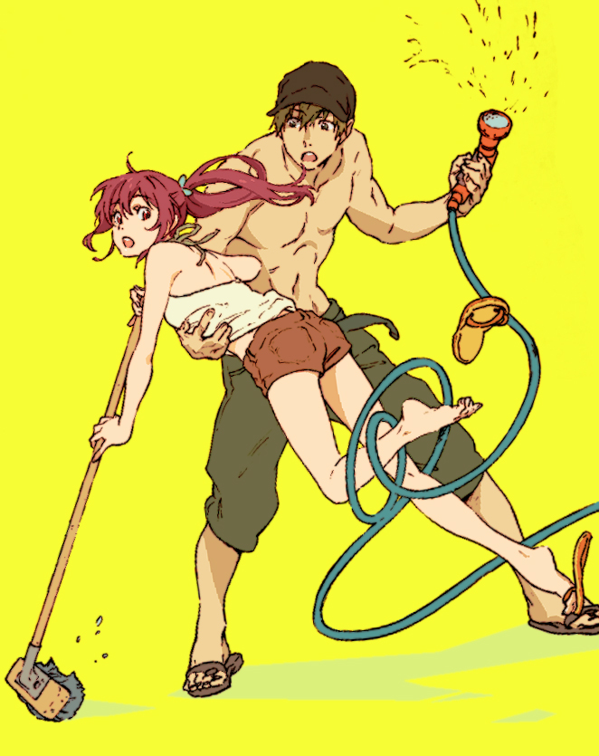 tachibana makoto and matsuoka gou (free!) drawn by itoko_(nicon85)