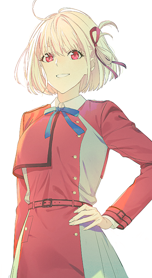 nishikigi chisato (lycoris recoil) drawn by azmodan