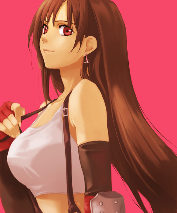 tifa lockhart (final fantasy and 1 more) drawn by koma_kiri_aoko