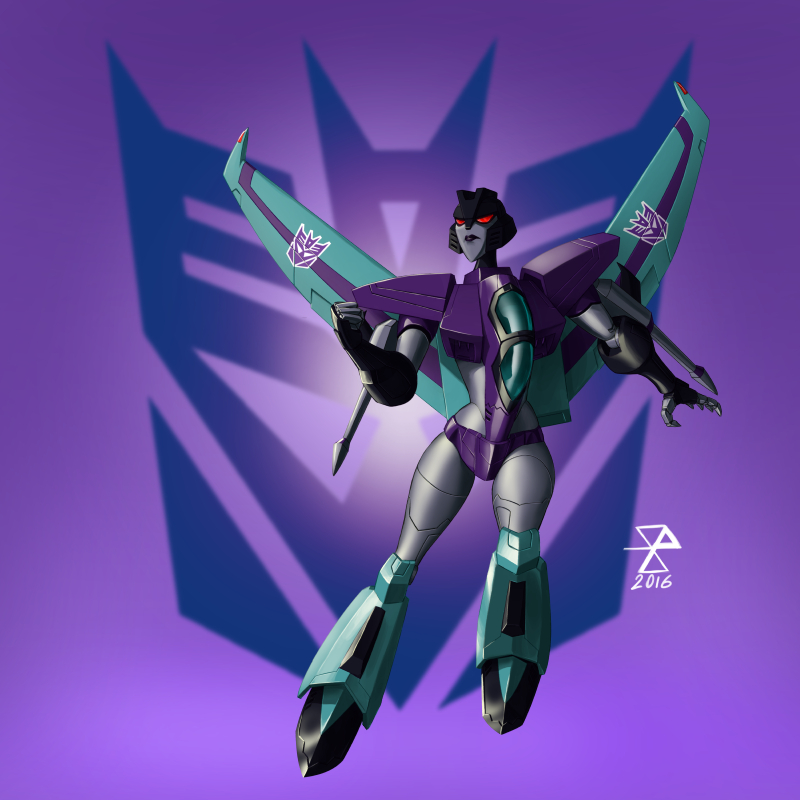 slipstream (transformers and 1 more) drawn by pandacron
