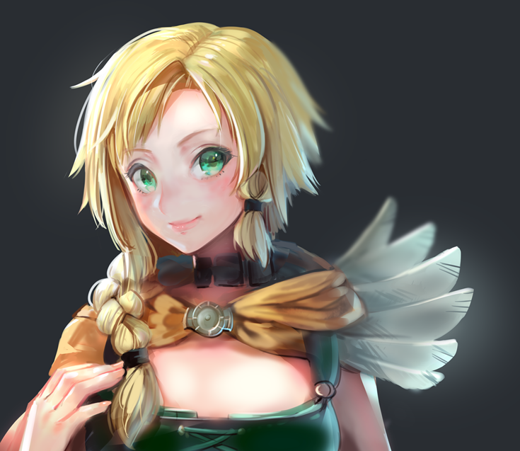 bianca (dragon quest and 1 more) drawn by starry_babe
