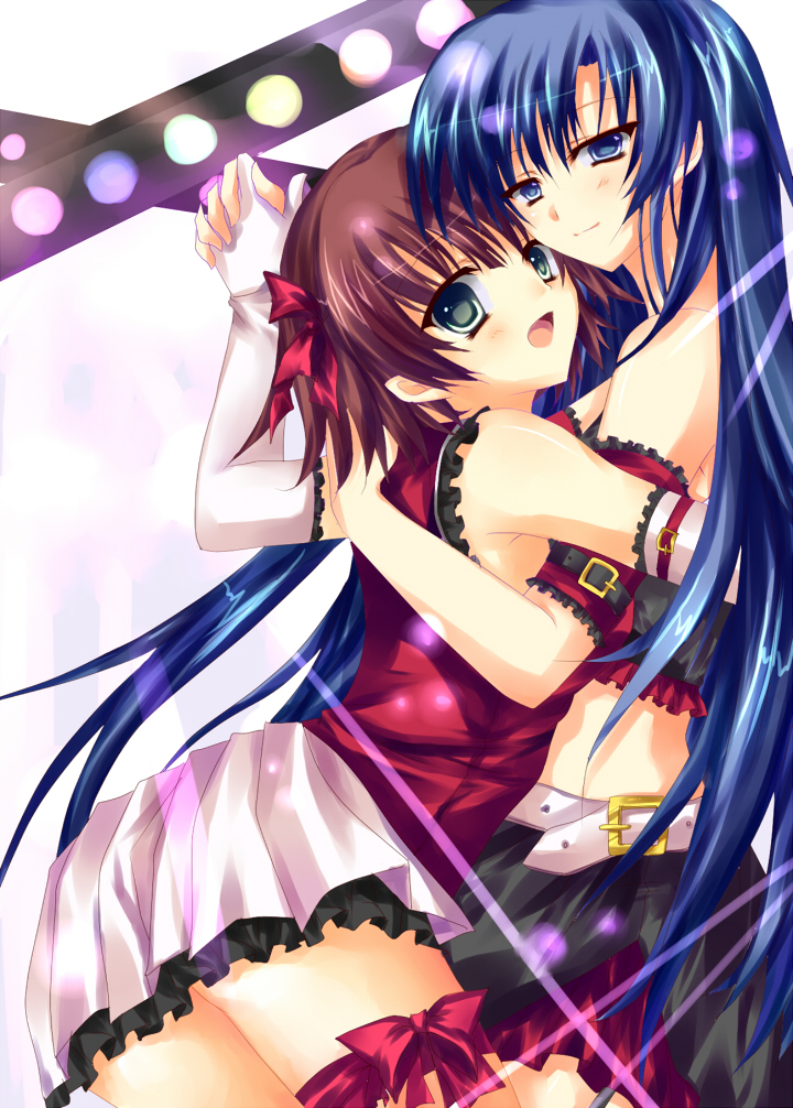 kisaragi chihaya and amami haruka (idolmaster) drawn by matsumiya_kiseri