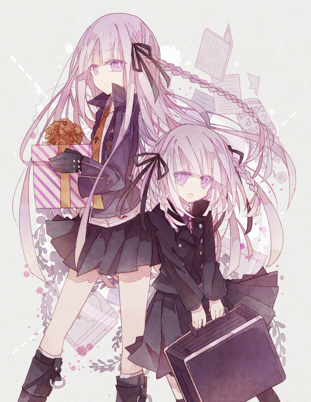 kirigiri kyoko (danganronpa and 2 more) drawn by mizumizu_(phoenix)