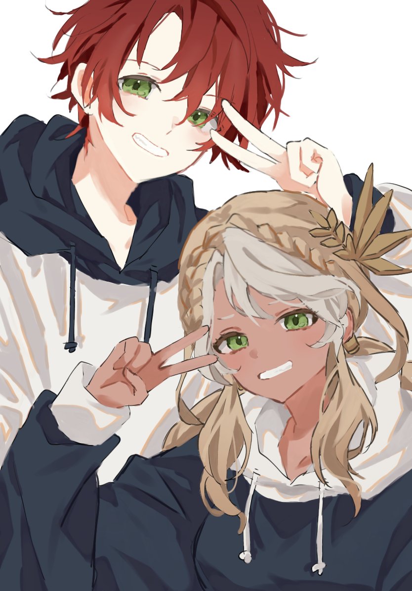 andromeda and perseus (fate and 2 more) drawn by yawa_83