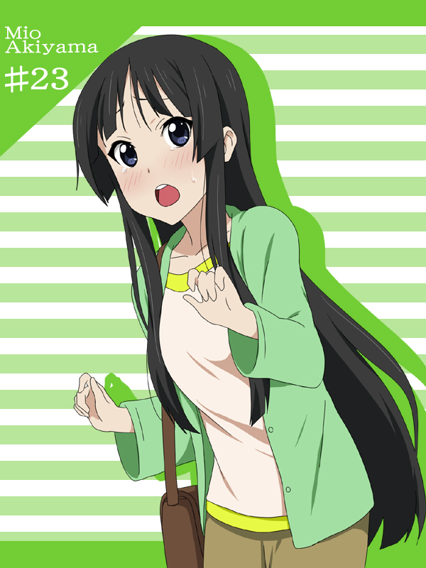 akiyama mio (k-on!) drawn by ikari_manatsu