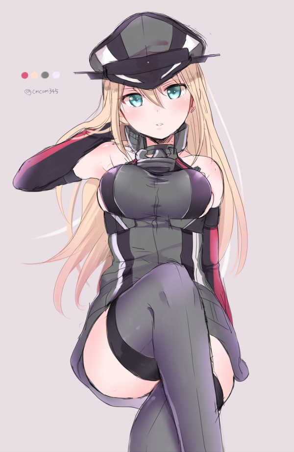 bismarck (kantai collection) drawn by ishita_(sunagimomo)