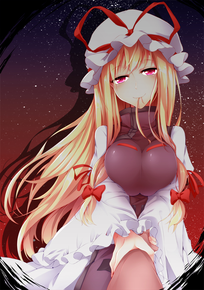 yakumo yukari (touhou) drawn by midori_(misuriru8)