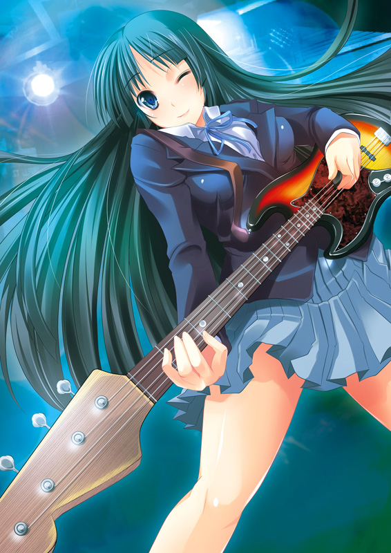 akiyama mio (k-on!) drawn by maki_(seventh_heaven_maxion)