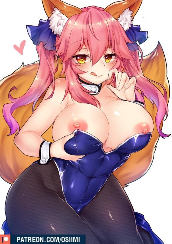 tamamo and tamamo no mae (fate and 1 more) drawn by osiimi