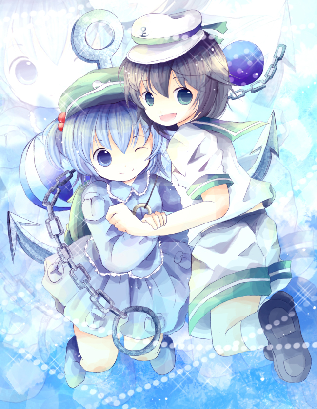 kawashiro nitori and murasa minamitsu (touhou) drawn by ichitaro