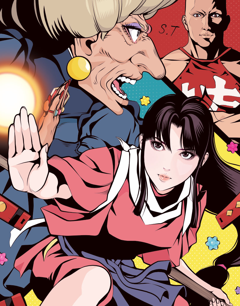 ogino chihiro and yubaba (sen to chihiro no kamikakushi) drawn by takanashi_shin
