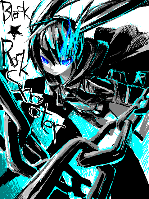 black rock shooter (black rock shooter) drawn by shionty