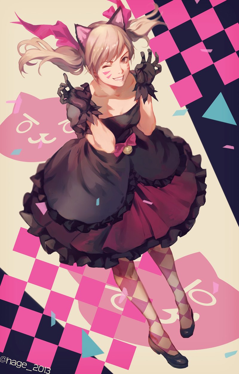 d.va and black cat d.va (overwatch and 1 more) drawn by hage2013