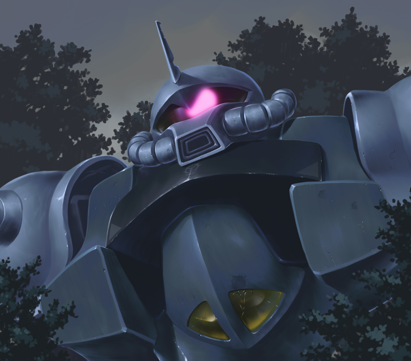 gouf (gundam and 1 more) drawn by wacchi