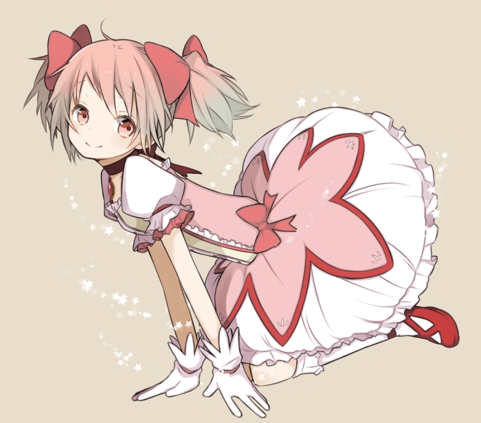 kaname madoka (mahou shoujo madoka magica) drawn by re_li