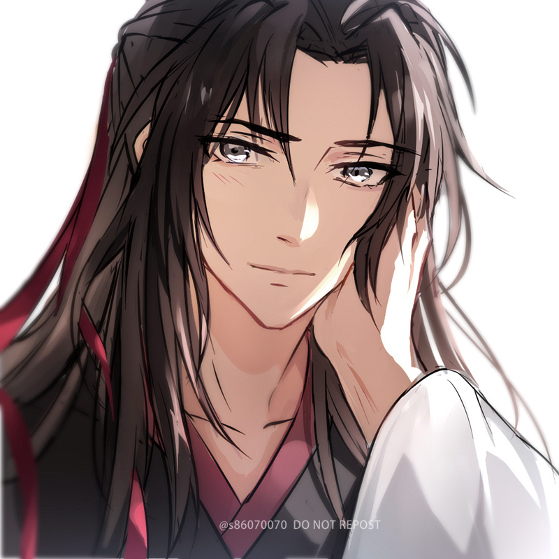 wei wuxian and lan wangji (modao zushi) drawn by usagishi