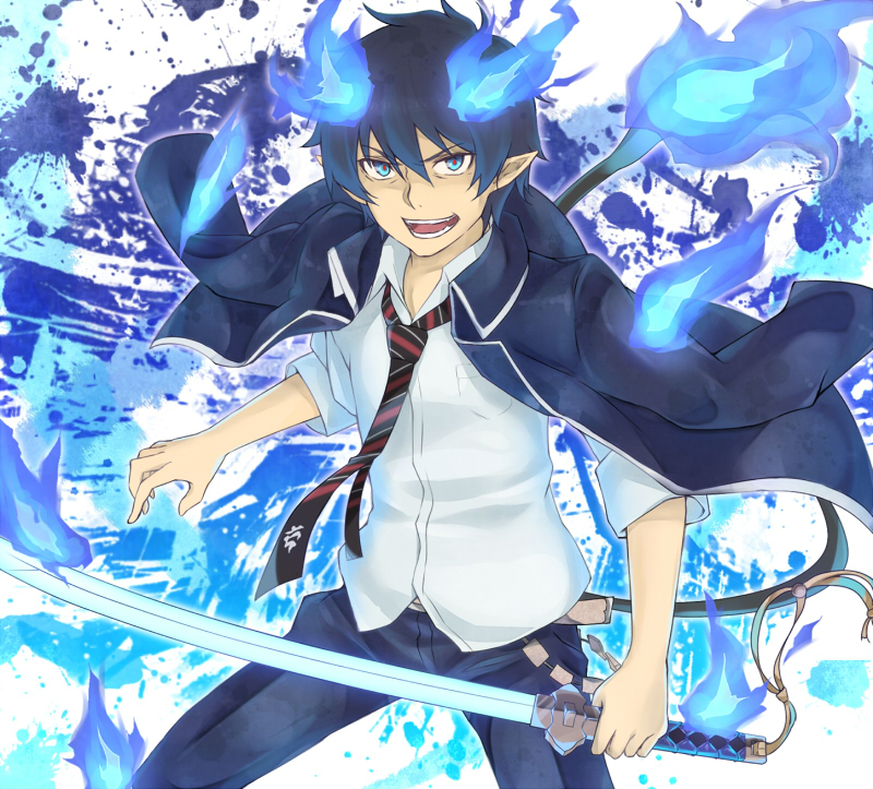 okumura rin (ao no exorcist) drawn by makita_(twosidegekilove)