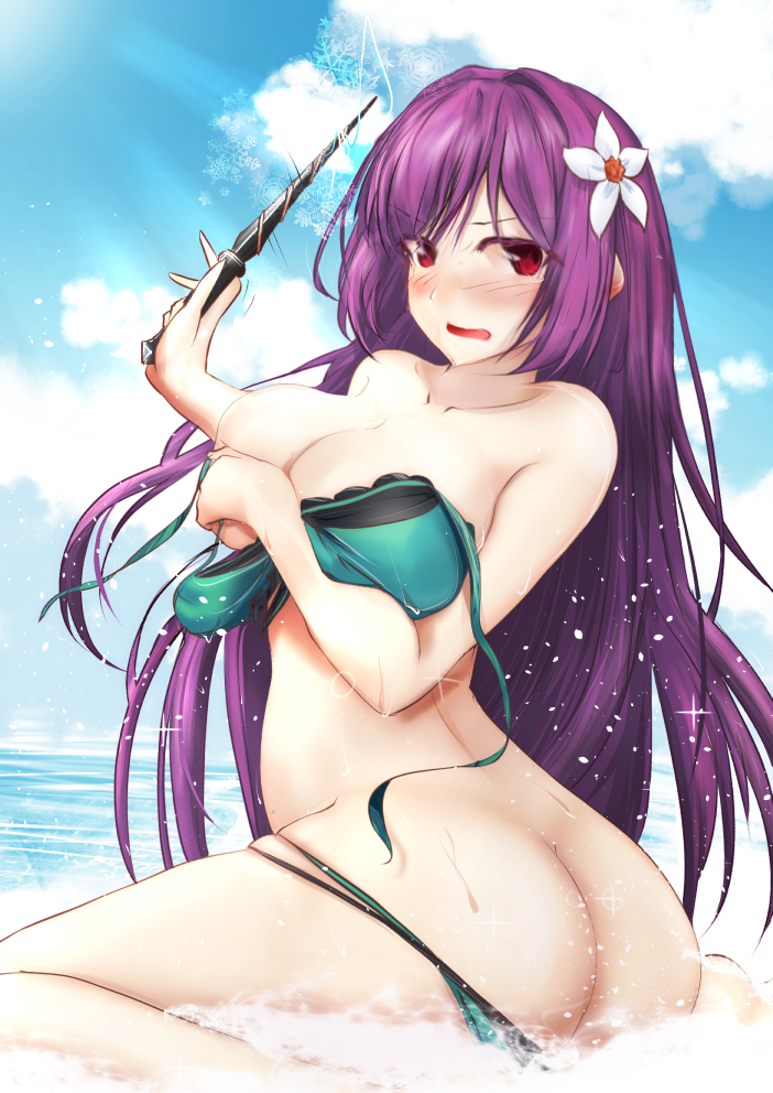scathach and scathach skadi (fate and 1 more) drawn by tetsuhige