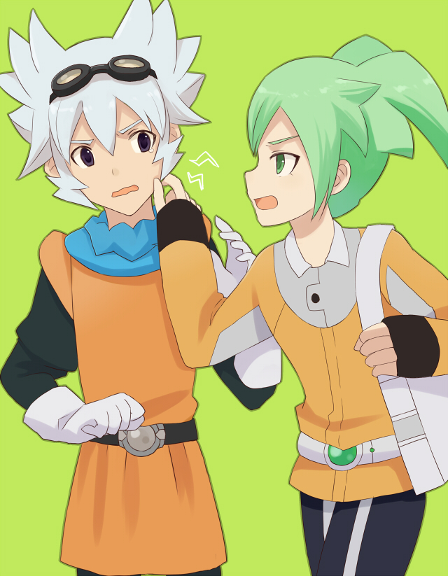 fei rune and saryuu evan (inazuma eleven and 2 more) drawn by barufoa
