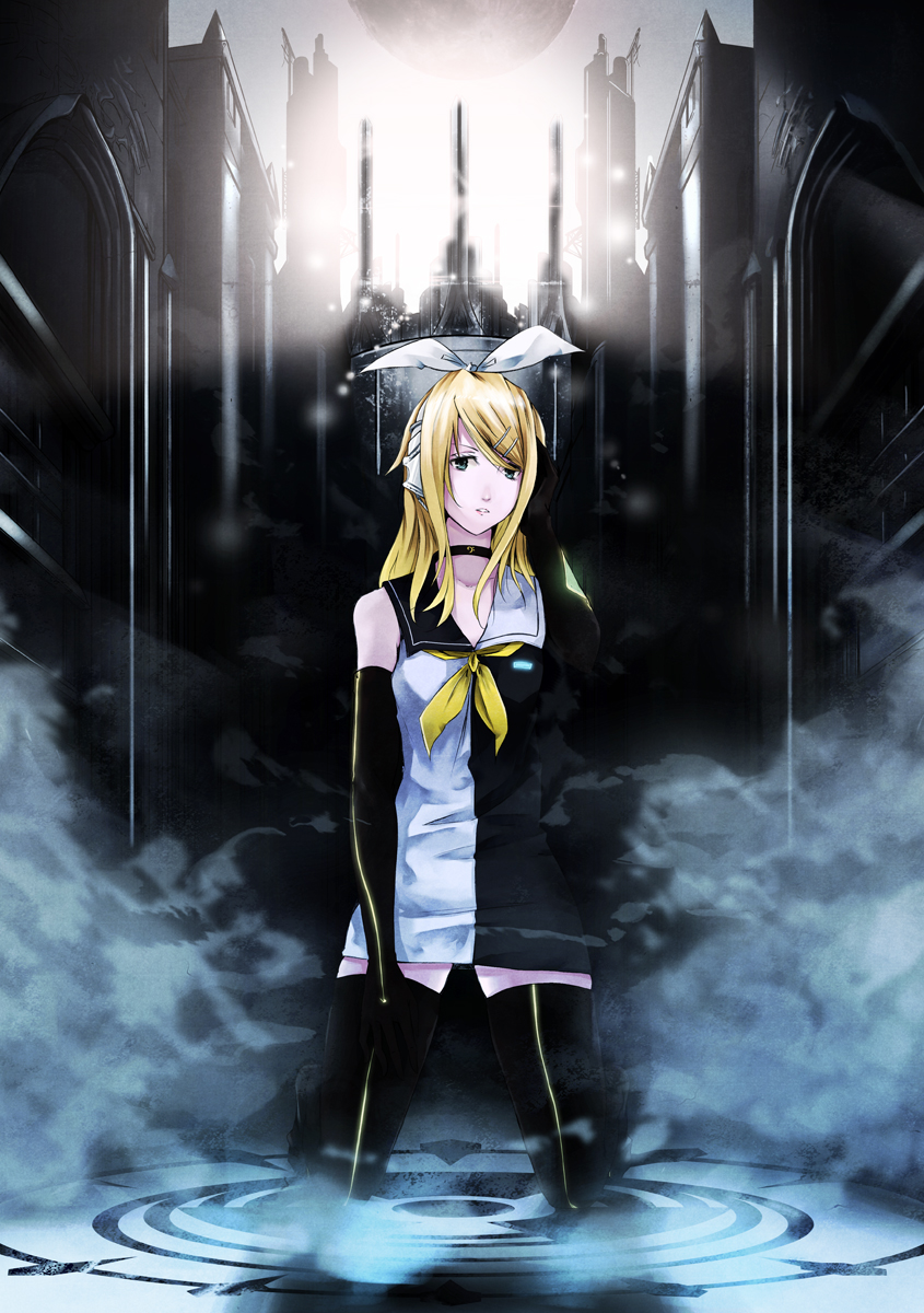 kagamine rin (vocaloid and 1 more) drawn by mille_(dieci)