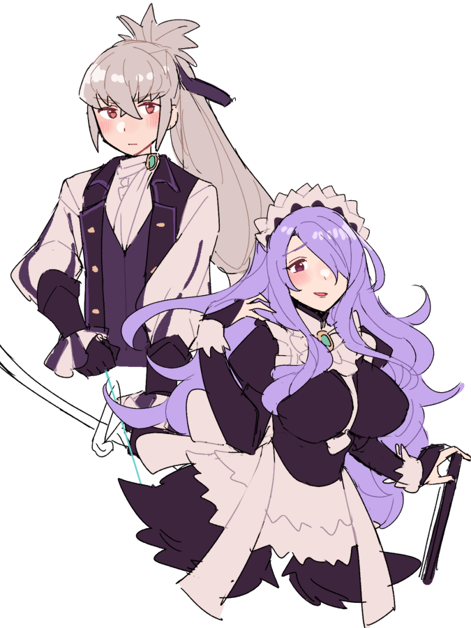 camilla, takumi, and jakob (fire emblem and 2 more) drawn by do_m_kaeru